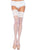 Leilani -- Women's Spandex Sheer Thigh Highs with 5 inch Silicone Stay Up Lace Top