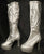 4" Lia -- Women's Platform Dress Boot -- Silver