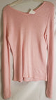 Liberty -- Women's V-Neck Pull Over Long Sleeve Ballet Sweater -- Pink