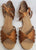 1.25" Louanda -- Women's  Latin Sandal -- Cinnamon Satin - Teddy Shoes