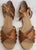1.25" Louanda -- Women's  Latin Sandal -- Cinnamon Satin
