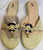 1.25" Luxe -- Women's Thong Flat Sandal -- Green Patent