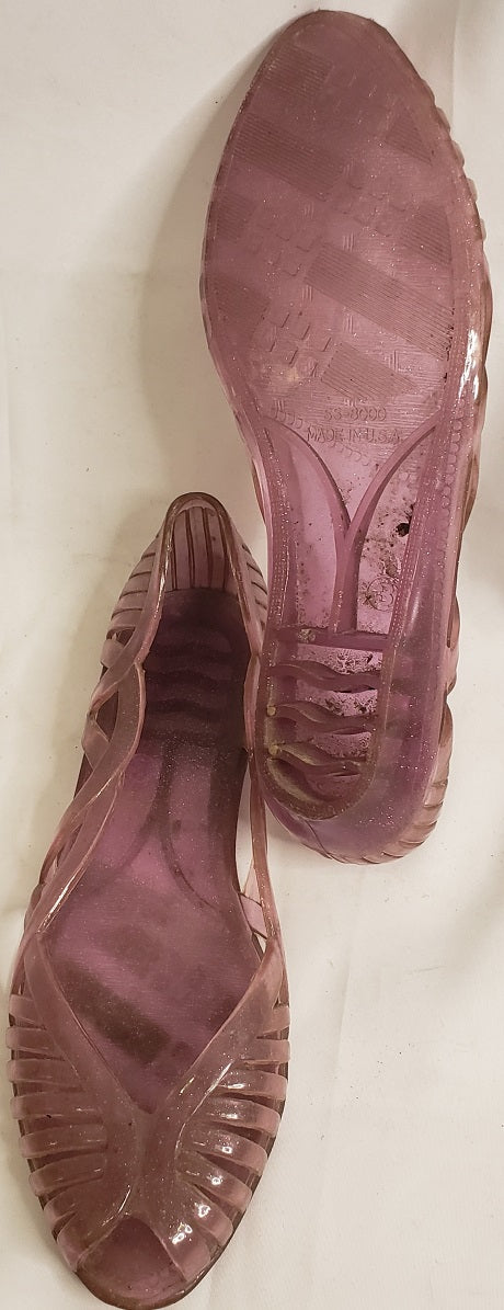 Makenna -- Girl's Jelly Sandal -- Pink Cambridge