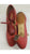 2.25" Malaga -- Flamenco Shoe -- Red - Teddy Shoes