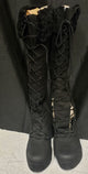 5" Mammoth -- Women's Granny Style Dress Boot -- Black Suedine