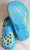 Mariah -- Women's " Crocs Style " Sandals -- Light Blue Tye Dye
