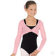 Martina -- Children's Twist Front Mini Ballet Long Sleeve Sweater -- Pink