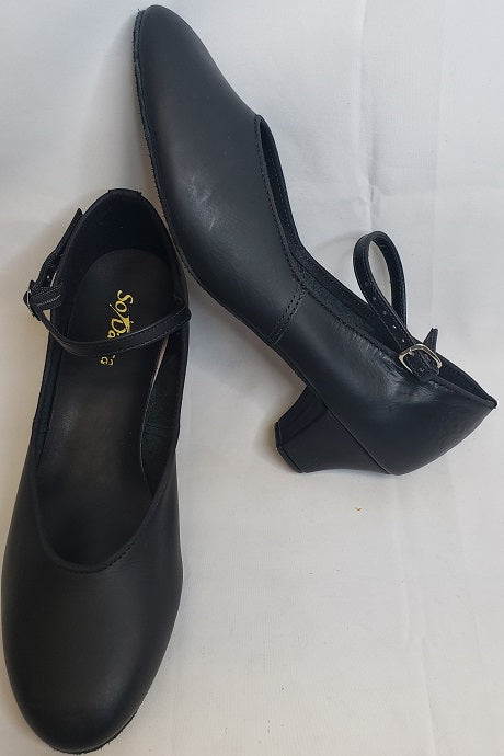 Meredith -- Mary Jane Ballroom Shoe -- Black Teddy Shoes