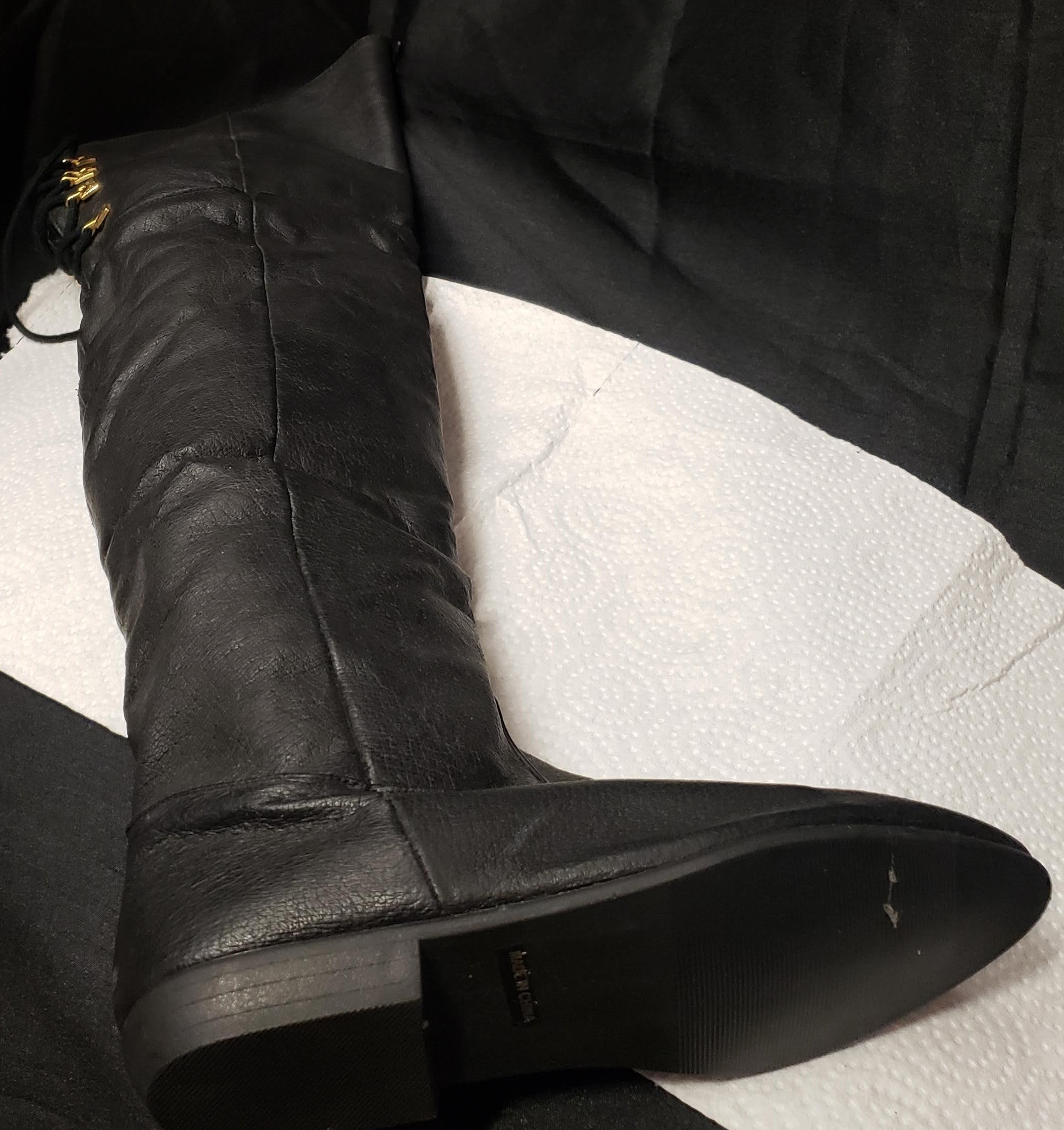 Milagros -- Women's Thigh High Flat Heel Boots -- Black Milagros -- Women's Thigh High Flat Heel Boots -- Black