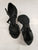 3" Miranda -- Women's Latin Sandal -- Black Satin