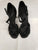 3" Miranda -- Women's Latin Sandal -- Black Satin