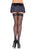 Mya -- Women's Sheer Lace Top Stockings with Back Seam