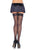 Mya -- Women's Sheer Lace Top Stockings with Back Seam