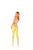 Nanette -- Women's Floral Yoga Pants -- Yellow