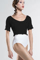 Maelynn -- Women's Short Sleeve Sweater -- Black