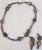 Noa -- Women's 2Pc. Handcrafted Necklace/Earrings -- Lt Purple MultI