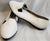 Pabla -- Women's Tapered Toe Flat Shoe -- White