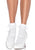 Pamelia -- Women's Lace Ruffle Ankle Socks -- White