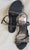 4" Panola -- Women's High Heel Sandal -- Black/Pewter