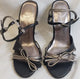 4" Panola -- Women's High Heel Sandal -- Black/Pewter