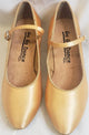 1.3" Paradise -- Women's Standard Ballroom Shoes -- Tan Satin