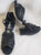 1.8" Pari -- Women's Thick Heel Latin Sandal -- Black