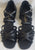 1.3" Parisa -- Women's Thick Heel Latin Sandal -- Black