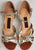 2.5" Paz -- Flare Heel Latin Sandal -- Silver