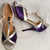 4" Paza -- Tango Shoe -- Purple/Silver