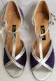 4" Paza -- Tango Shoe -- Purple/Silver