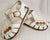 Pedrina -- Infant's T-Strap Sandal -- White Multi