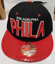 Philly -- Snapback Philadelphia Baseball Cap -- Black/Red