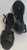 Poloma -- Wide Heel Latin Sandal -- Black