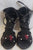 3.3" Pomare -- Women's Latin Sandal with Street Soles -- Black/Red