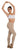 Rae -- Women's Nylon Ankle Pants -- Nude
