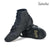 Ralston -- Cow Leather Split Sole Jazz Boot, Suede Sole -- Black - Teddy Shoes