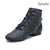 Ralston -- Cow Leather Split Sole Jazz Boot, Suede Sole -- Black