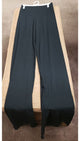 Reegan -- Women's Cotton Wide Leg Jazz Pants -- Black