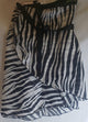 Rhyan -- Women's Wrap Skirt -- Zebra Print