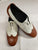 Roberto – Men's Standard Ballroom Oxford -- -- Dark Tan/White