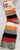 Saadya -- Women's Fashion Socks -- Orange Stripe