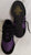 Salsera -- Full Suede Sole Dancesneaker -- Purple/Black