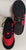 Salsero -- Full Suede Sole Dancesneaker -- Red/Black