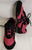 Salsera -- Full Suede Sole Dancesneaker -- Fuschia/Black