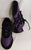 Salsera -- Full Suede Sole Dancesneaker -- Purple/Black