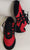 Salsero -- Full Suede Sole Dancesneaker -- Red/Black