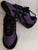 Salsera -- Full Suede Sole Dancesneaker -- Purple/Black