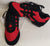 Salsero -- Full Suede Sole Dancesneaker -- Red/Black