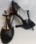 3" Samantha -- Flare Heel Latin Sandal -- Black