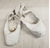 Sara -- Women's Leather Split Sole Ballet -- White